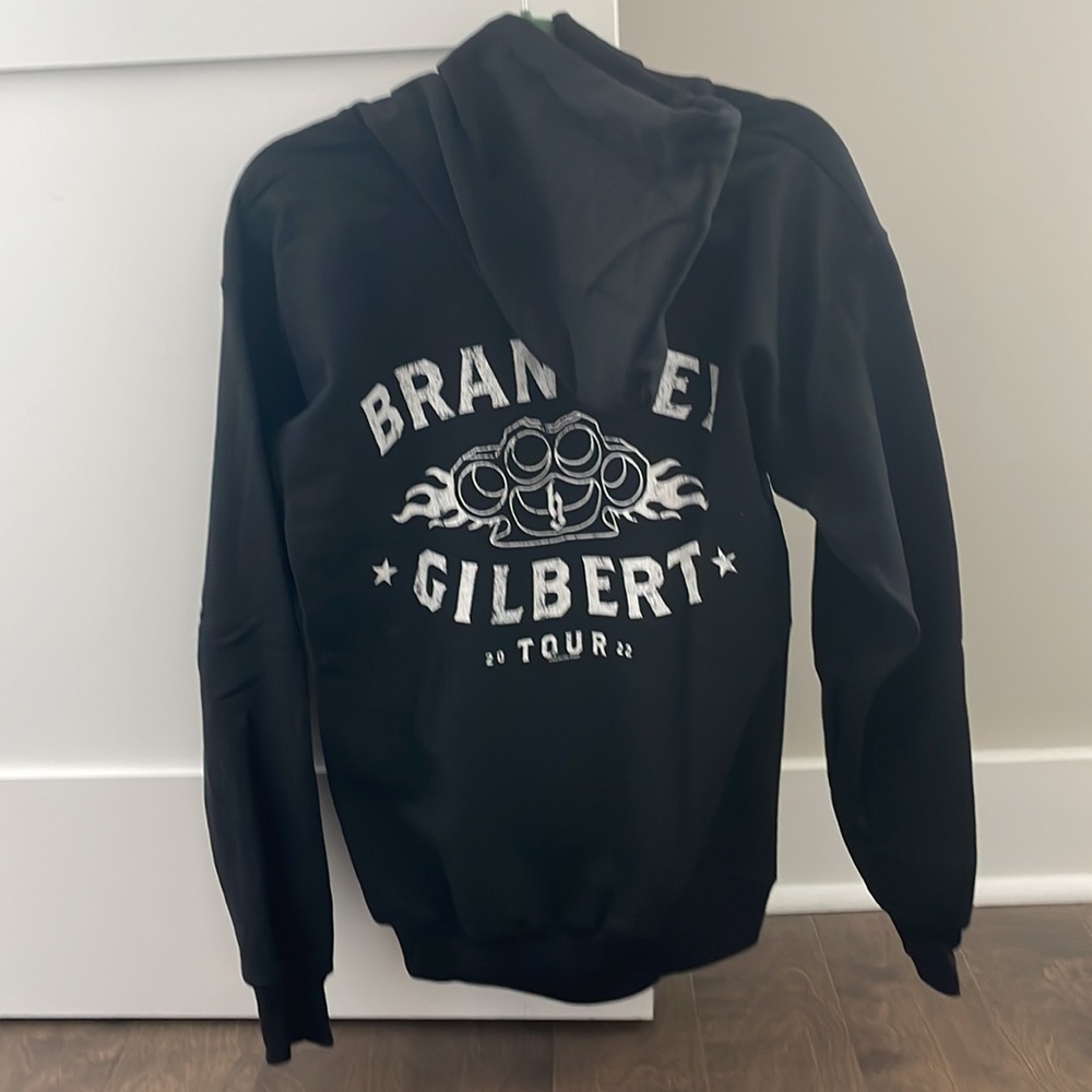 Brantley Gilbert tour zip up hoodie - size S